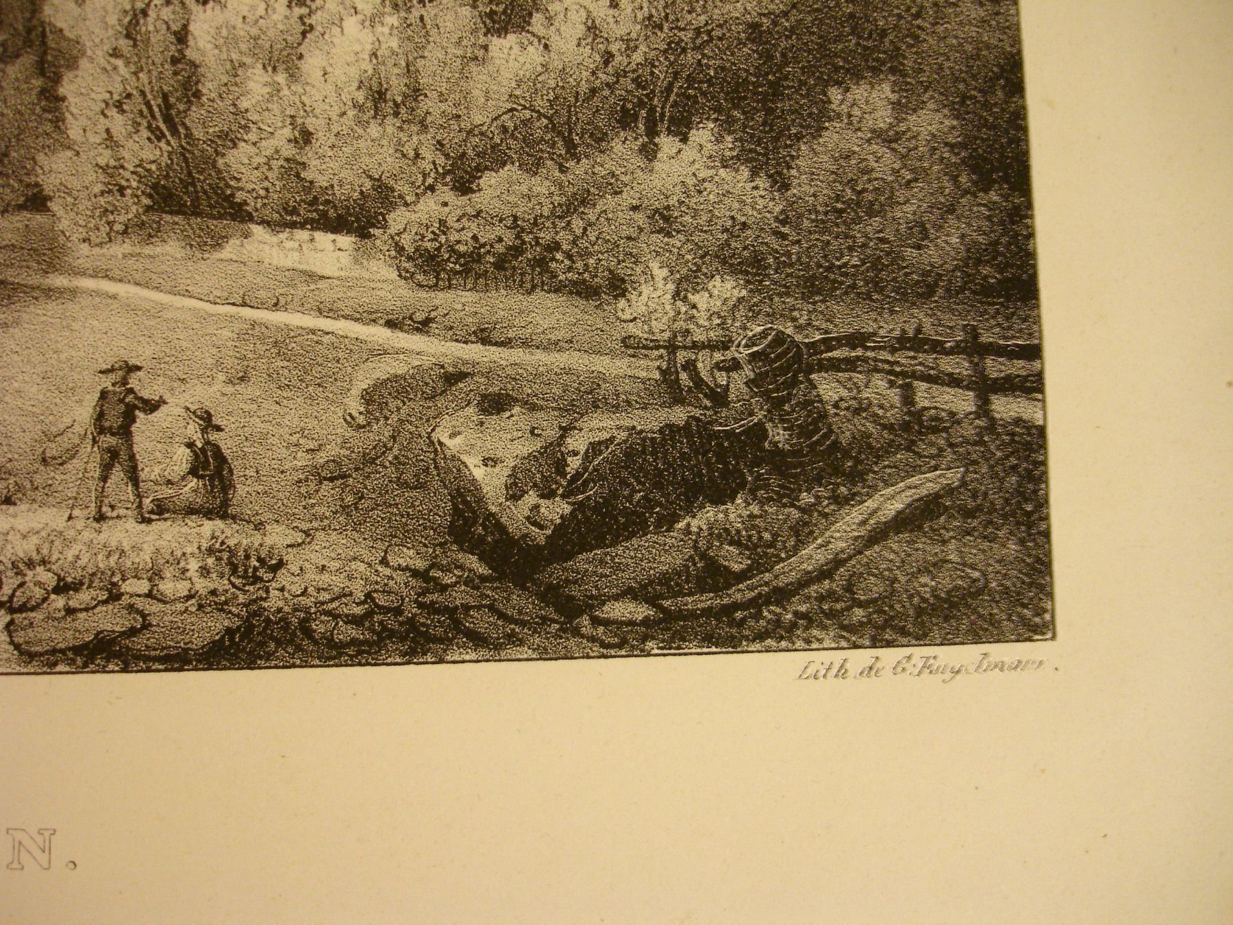 Grafica & Litografie: CHÂTEAU D'ANGENSTEIN, LITHOGRAPHIE – Usato da Grüningen venduto da Kartensammler 2