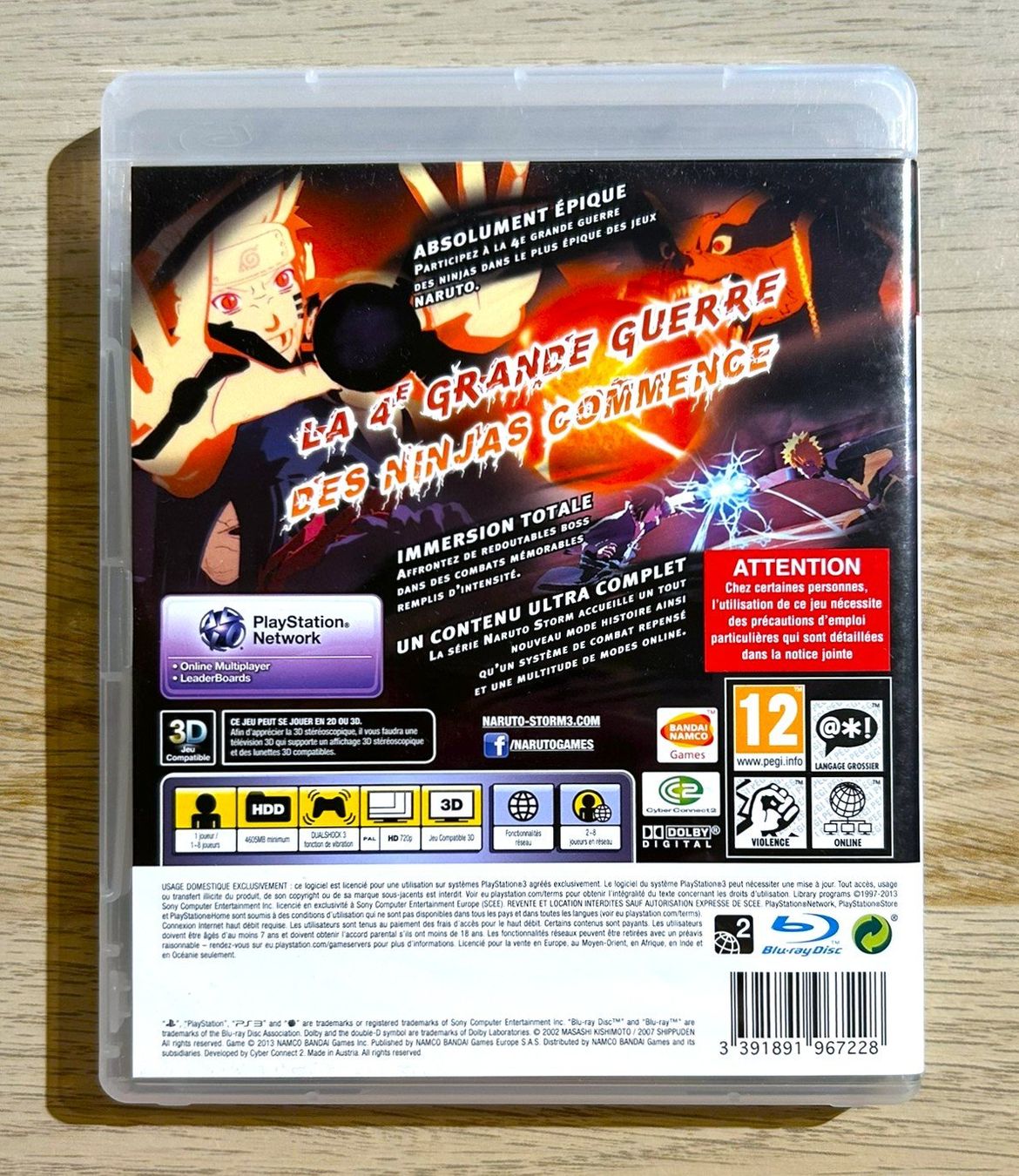 Sony Spiele: Naruto Shippuden Ultimate Ninja Storm 3 PS3 – Gebraucht aus St. Gallen von Alpine.Arcade 1