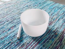 Kristallklangschale 10" Ton E 432Hz