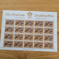 Kleinbogen Liechtenstein 1972