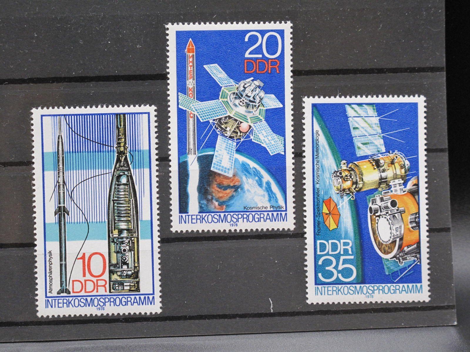 Alle Briefmarken: DDR 1978 Interkosmosprogramm ** – Gebraucht aus Wil SG von fva01