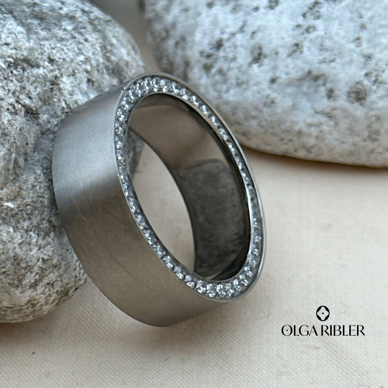 Olga Ribler Ringe: Titan Statement Ring Grösse 60 – Neu (gemäss Beschreibung) aus Luzern von Schmuckoutlet 2