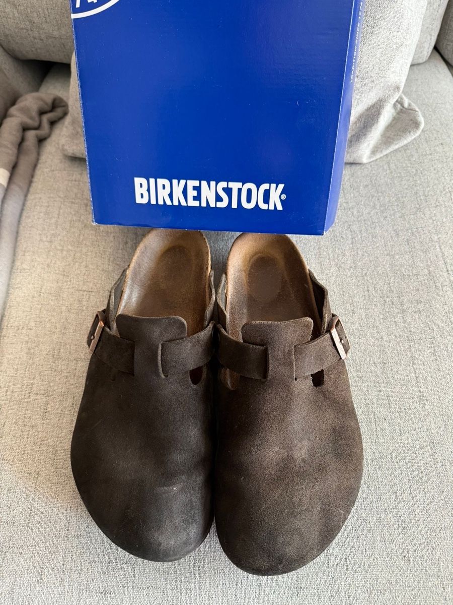 Birkenstock Chaussures hommes: Birkenstock Boston Brown size 43 – D'occasion à Mont-sur-Lausanne par jolieresale 1