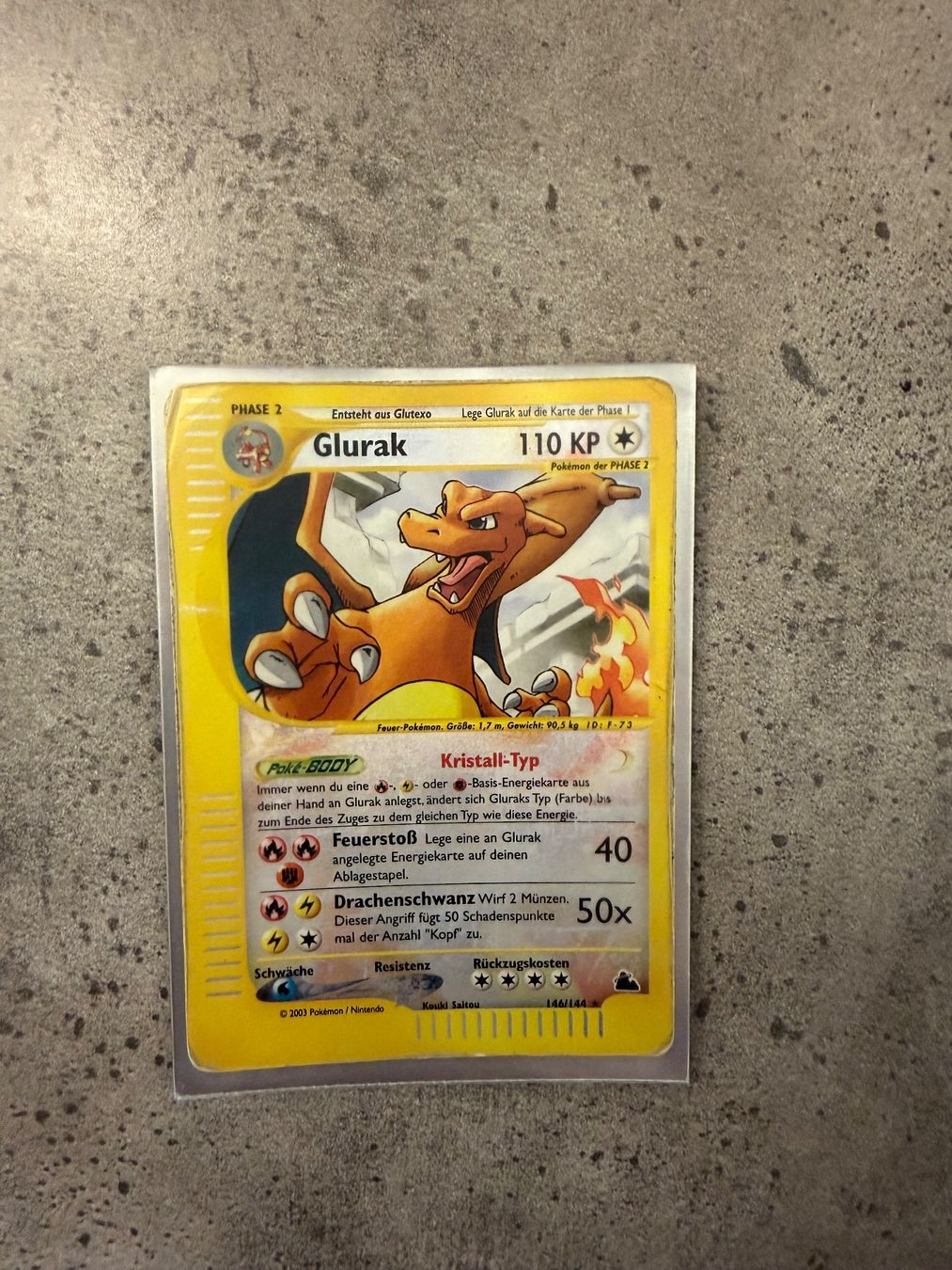 Cartoline: Glurak Kristall Holo Skyridge – Usato da Lengnau AG venduto da Liirim