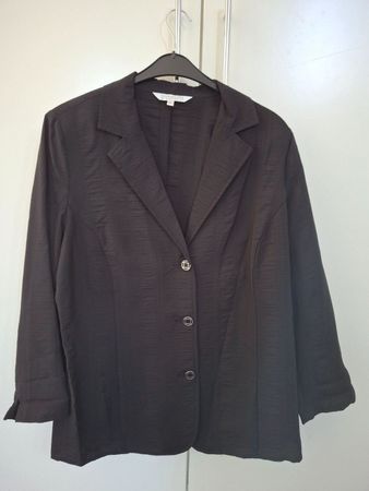 Blazer, schwarz, dünn Gr. 48