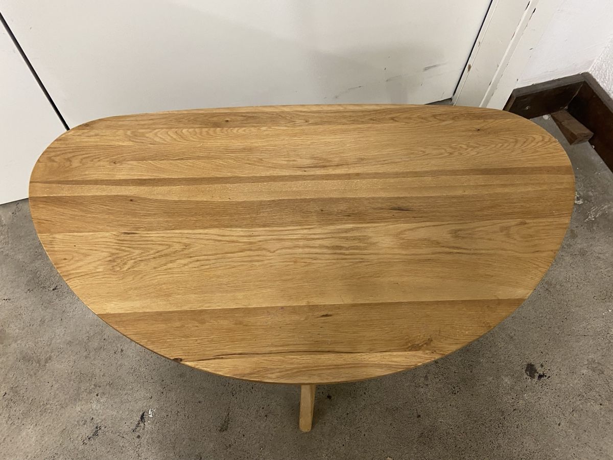 Tische: Designer Beistelltisch Holz oval  – Gebraucht aus Dietikon von brocki-eyra 2