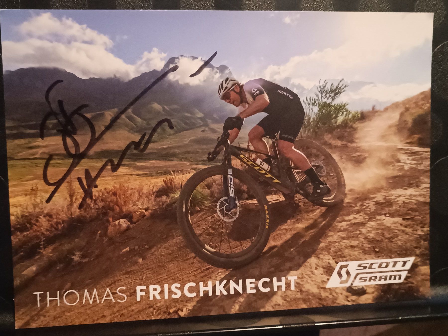 Autogramme: Thomas Frischknecht - Rad - A5 Karte – Gebraucht aus Menziken von Artographs