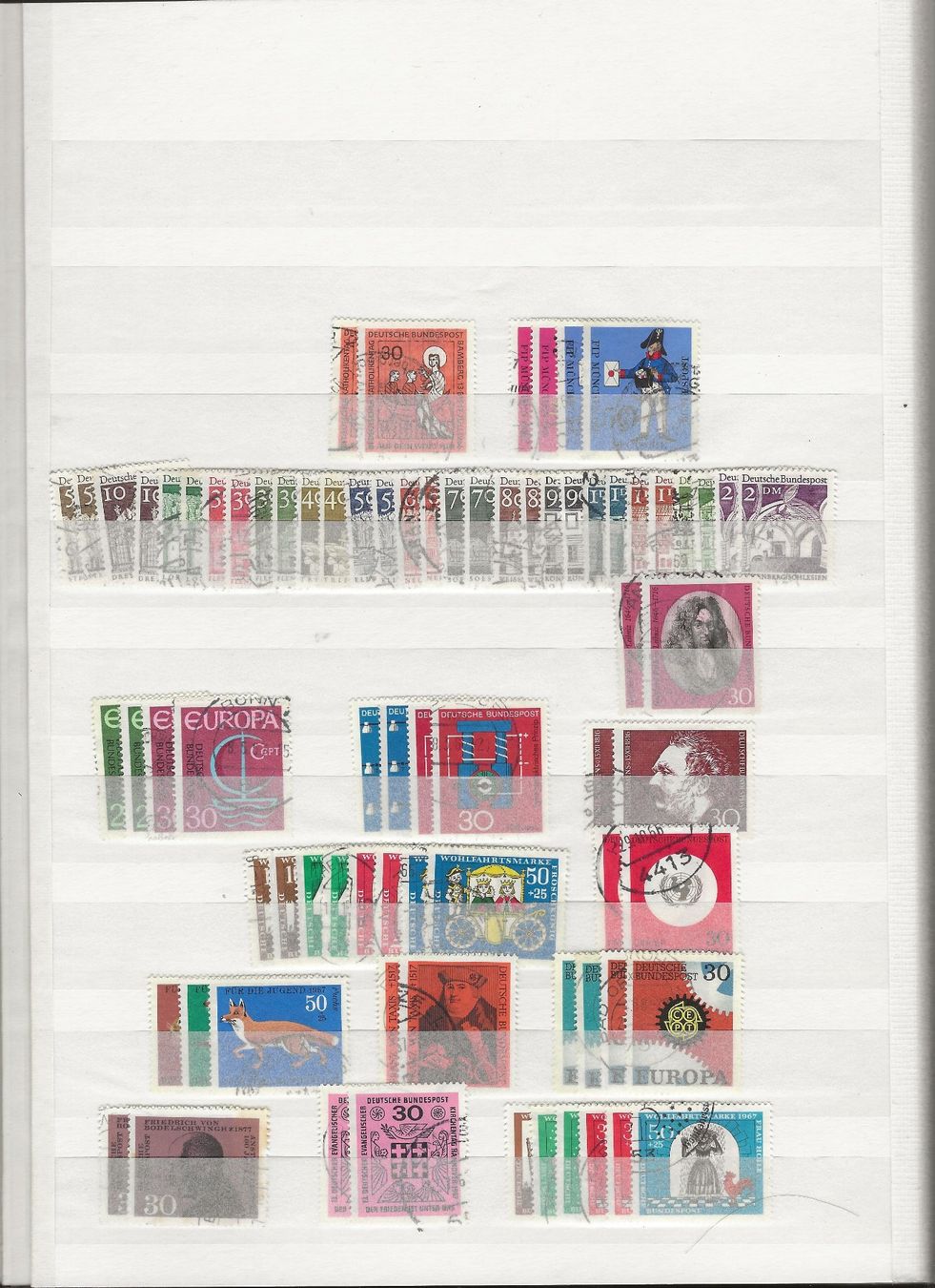 Tous les timbres: Marken Deutschland BRD gestempelt – D'occasion à Au ZH par xelagreb01 7