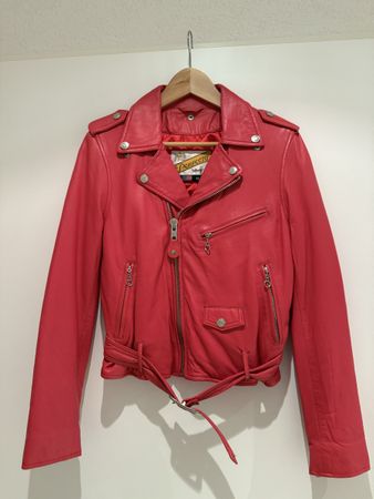 SCHOTT Perfecto NYC Lederjacke Pink Grösse XS