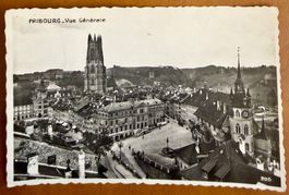 Fribourg - Belle vue générale 1942