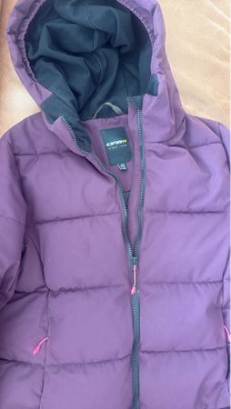 Icepeak Winterjacke Mädchen lila mit Kapuze, 152