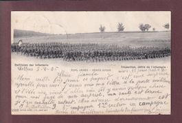 MILITAIRE - Inspection - Défilé Infanterie - 1905 Feldpost