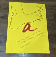Antoni Tàpies Lithograph, "Centro Asturiano de Ginebra"