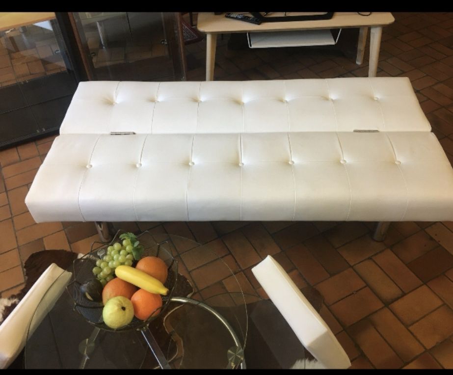 Divani: Sofa Leder Weiss  – Usato da Olten venduto da Lara1967 2