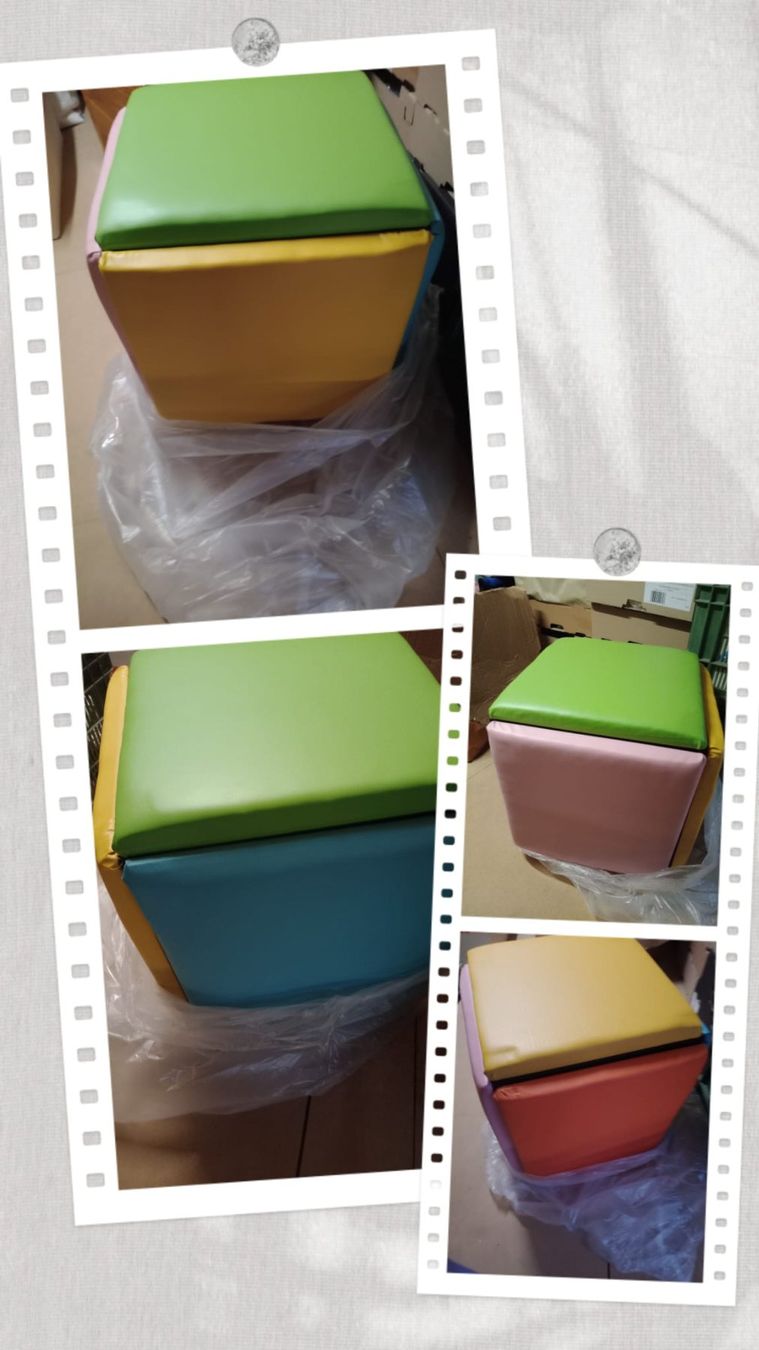 Hocker: Tabouret magique5 multi couleur rangés dans un cube45 /45/45 – Neu und originalverpackt aus Payerne von jea_m6nb 5