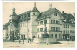 AK Zofingen 1909 Rathaus. Reprint