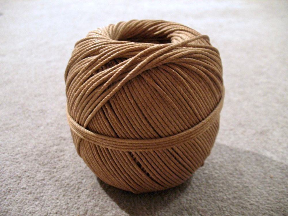 Greengeers Jutegarn Knäuel - Naturfaser, 50 M Länge, Maße 5,5 X 5,5 X 11 Cm