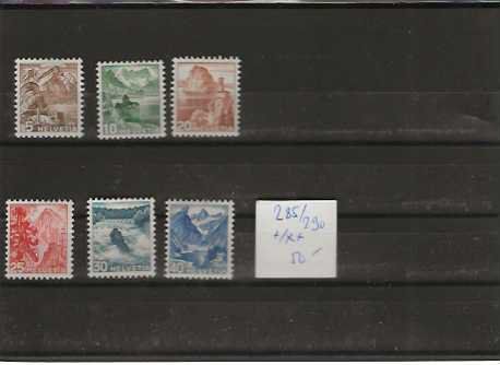 Tous les timbres: timbre 285 à 290 */** – Neuf (Voir description) à Sorvilier par carose01