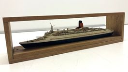 Queen Elizabeth II Qe2 CUNARD: schönes Schiffsmodell - Guss
