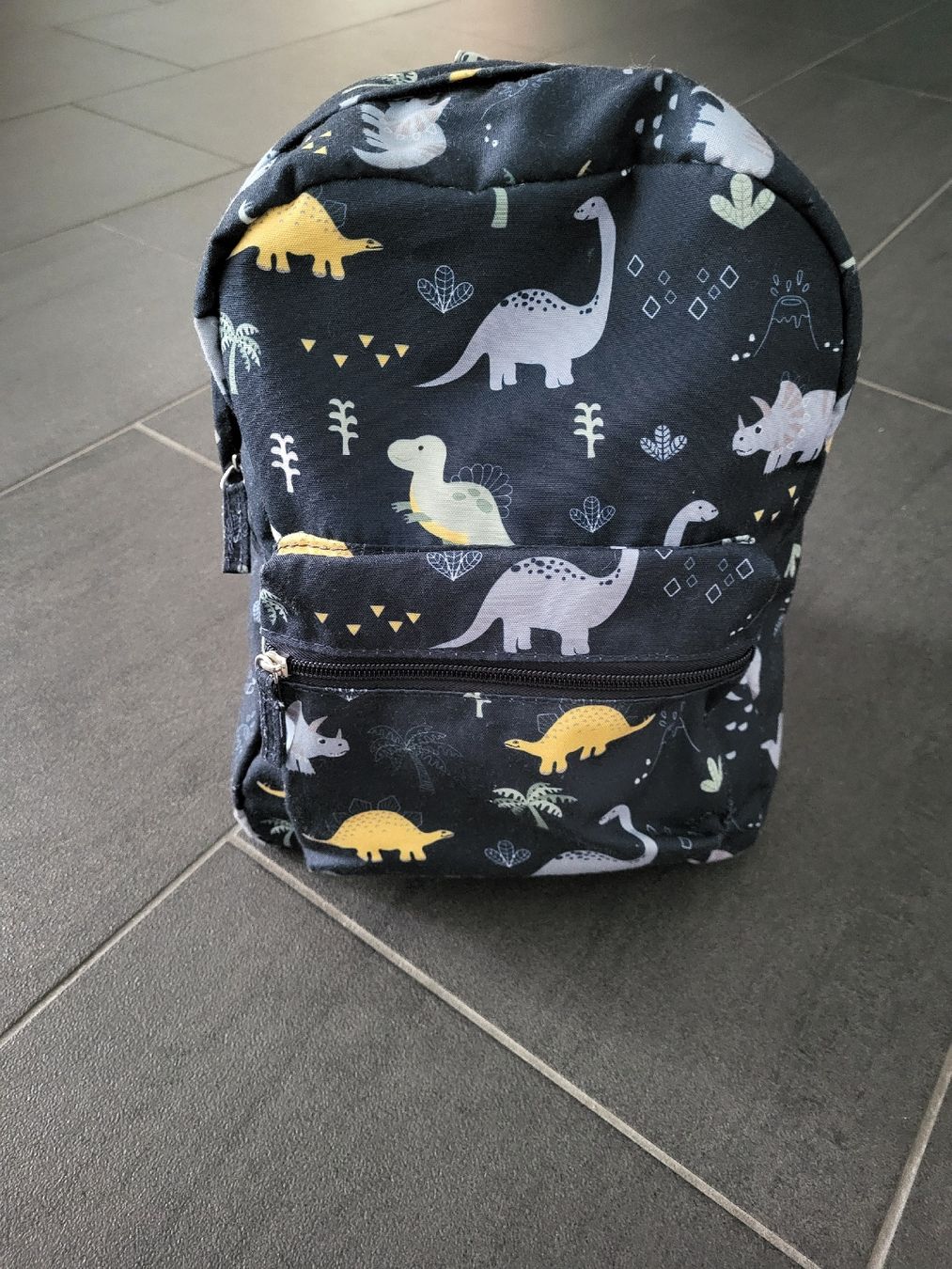 Borse & Zaini: Kinder Dinosaurier Rucksack dunkelblau – Nuovo (secondo la descrizione) da Matzendorf venduto da hauli2