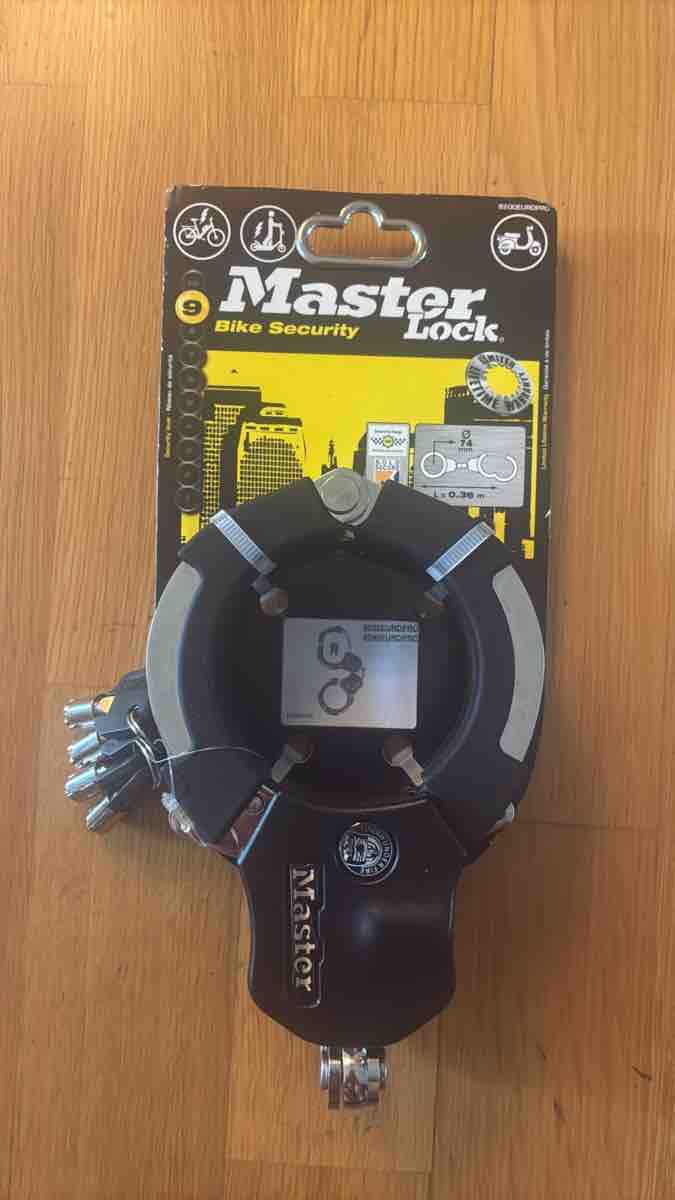 Master Lock Handschellenschloss für Fahrrad & Scooter (Neu und ...