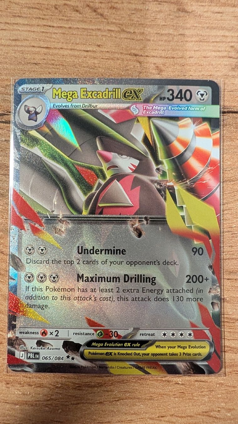 Pokémon Cartes à collectionner: EN Mega Excadrill ex 065/084 - PBL – D'occasion à Wabern par Novo-Li