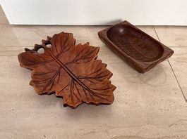 Vintage Holz Schale Apero Jagd Holzschale Dekoration Deko