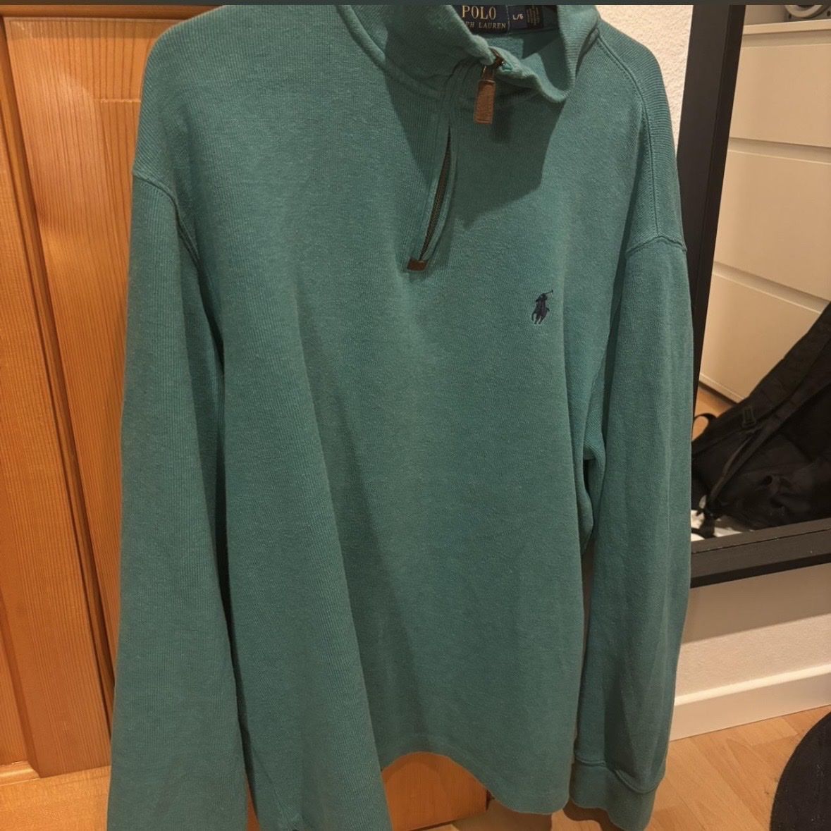 Ralph Lauren Pulls & Sweat-shirts: Pull demi-zip Polo Ralph Lauren, vert, taille L – D'occasion à Pully par leo_8hsc