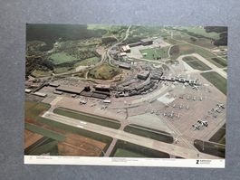 Original Vintage Poster - Flughafen Zürich 1978