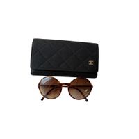 Chanel Sonnenbrille braun, mit Etui, Top Zustand!