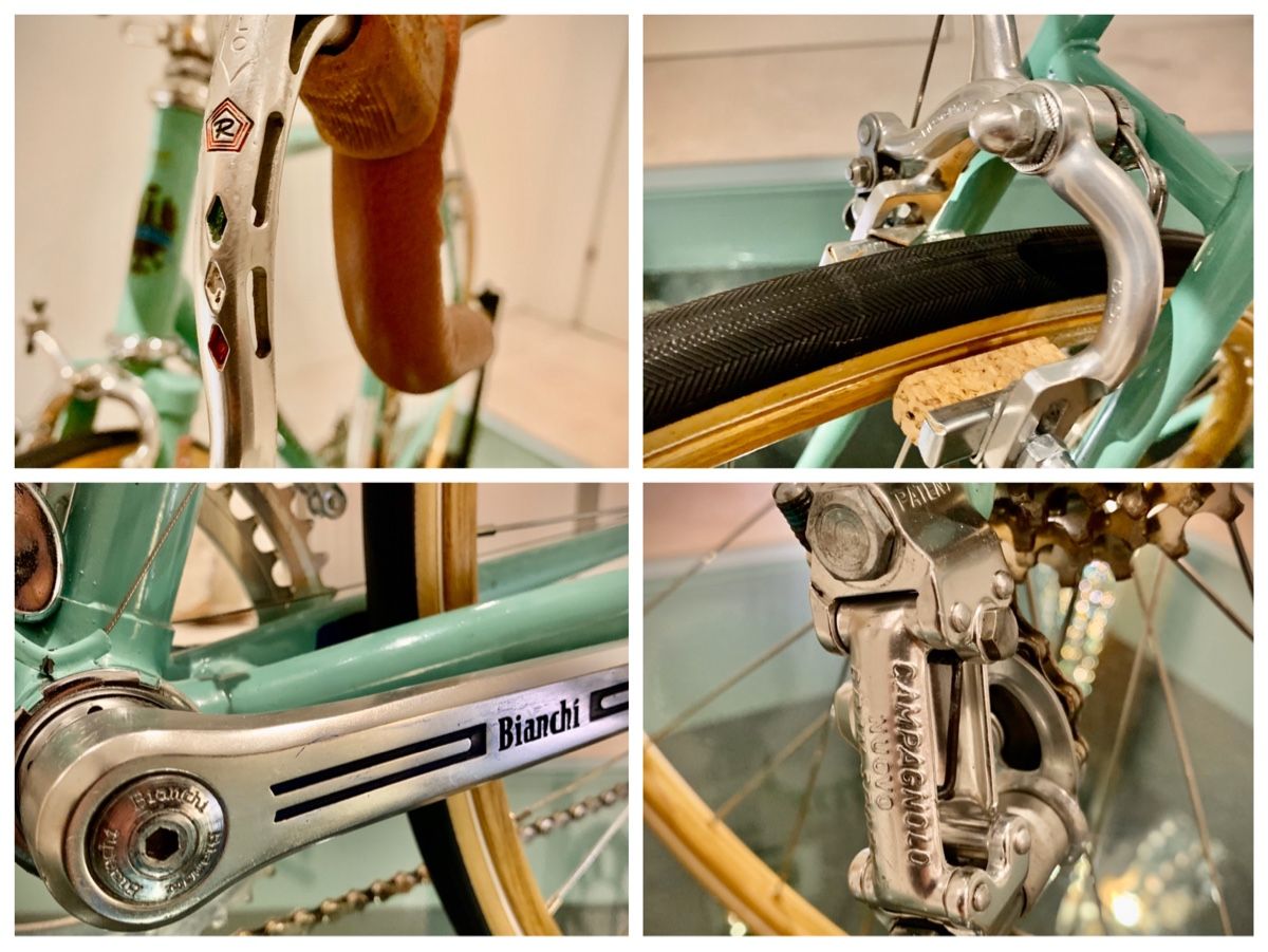 Bianchi Biciclette: Bianchi mit Holzfelgen  – Usato da Thal venduto da Strigelgass 3