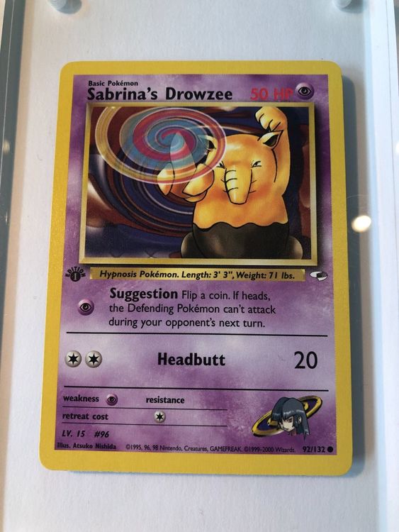 Sabrina's Drowzee 1ed, Gym Heoes - MINT - ab 1.- (Gebraucht) in ...