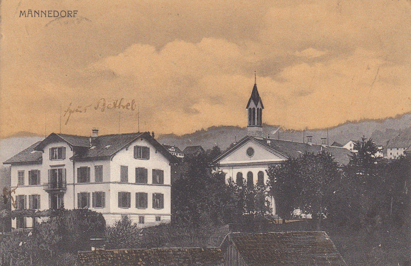 Cartoline postali: Männedorf  ZH     um 1920 – Usato da Brig venduto da Valcards54