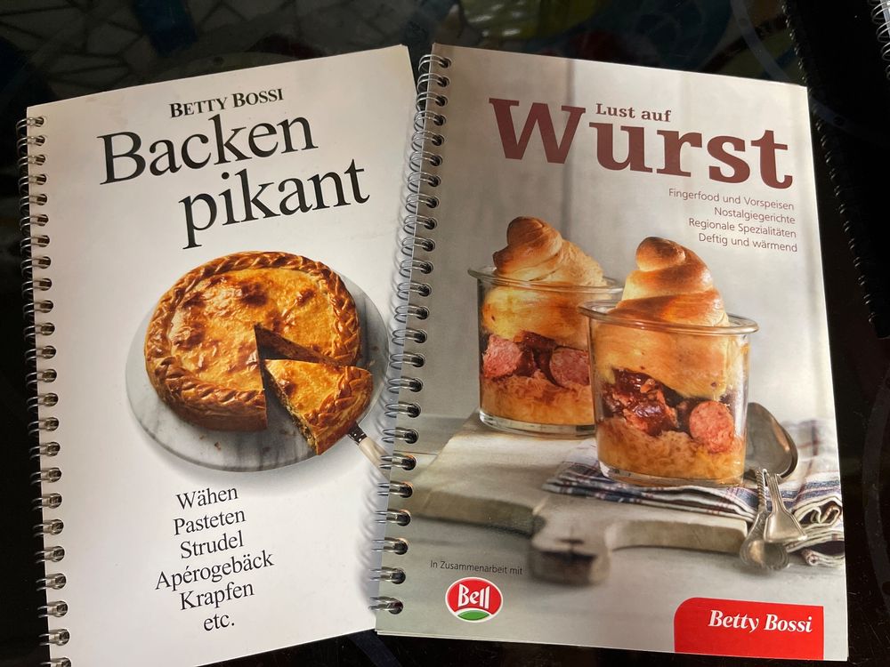 Betty Bossi Bücher Backen Pikant und Lust auf Wurst | Kaufen auf Ricardo