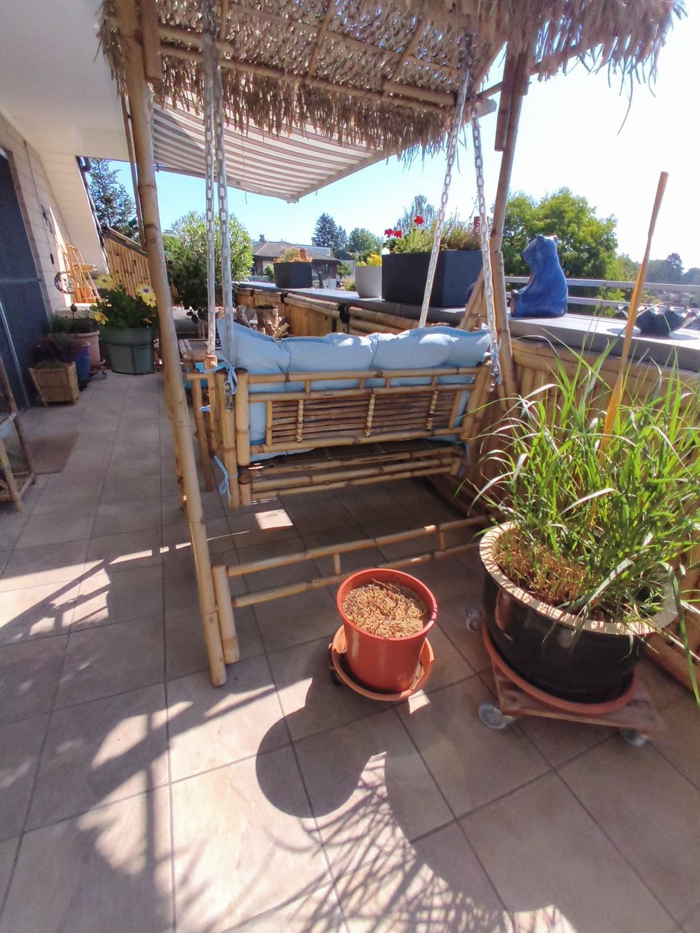 Autre balançoires de jardin: Bambus Hollywoodschaukel – D'occasion à Niederglatt ZH par wit_rs5w 2
