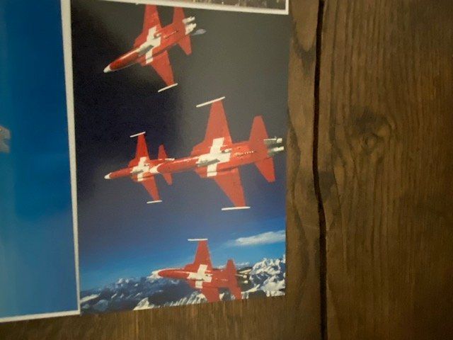 Ansichtskarten: 4 X POSTKARTEN FLUGZEUGE  CH ARMEE – Gebraucht aus Chur von silbermon 2
