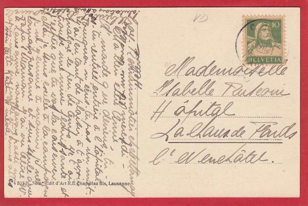 Cartoline postali: CROY – Usato da Grüningen venduto da Kartenlaube 1