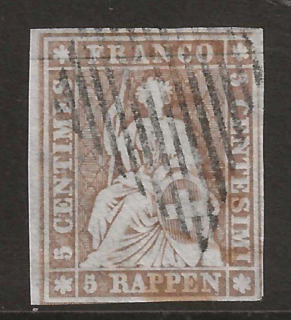 Tous les timbres: 1856 : Strubel Nr. 22F : KP 1400.-- – D'occasion à Gümligen par Geniusbuy