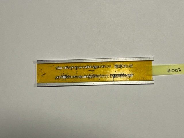 Altro in Scrittura & Disegno: Trace-lettres Rotring ref. 5703 3 mm type 1451 – Usato da Genève venduto da PeiroBo