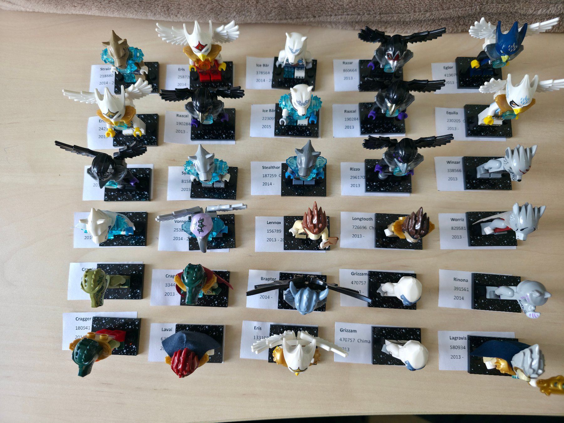 Lego Giocattoli: 30 Stück Lego Chima Minifiguren – Usato da Grüningen venduto da snaps 2