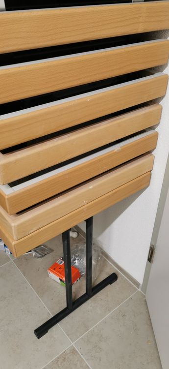 KONTONTY Puppenhaus Möbel Schreibtisch - Miniatur Schultisch Aus Holz Für Puppenhäuser