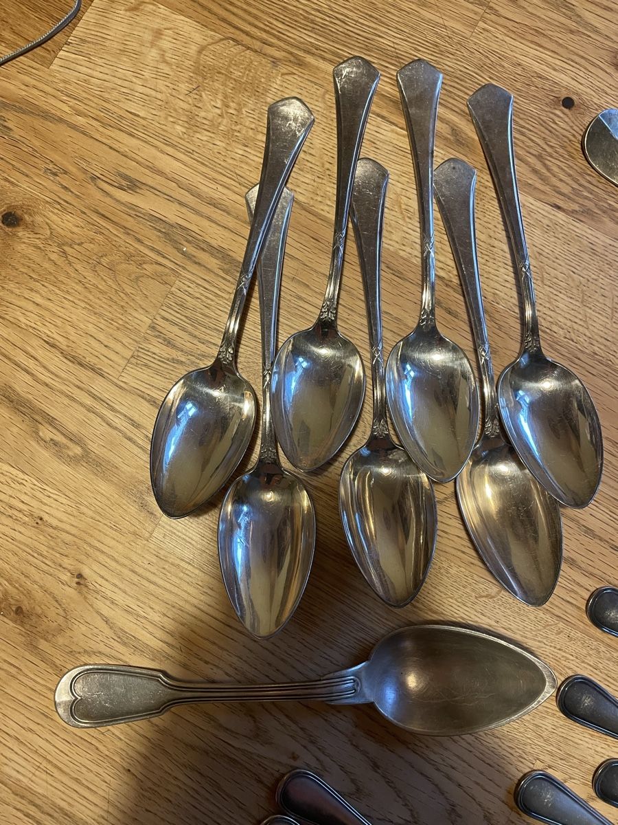 Set di posate: 46 tlg. Besteck versilbert 90 – Usato da Flawil venduto da Naphtali 7