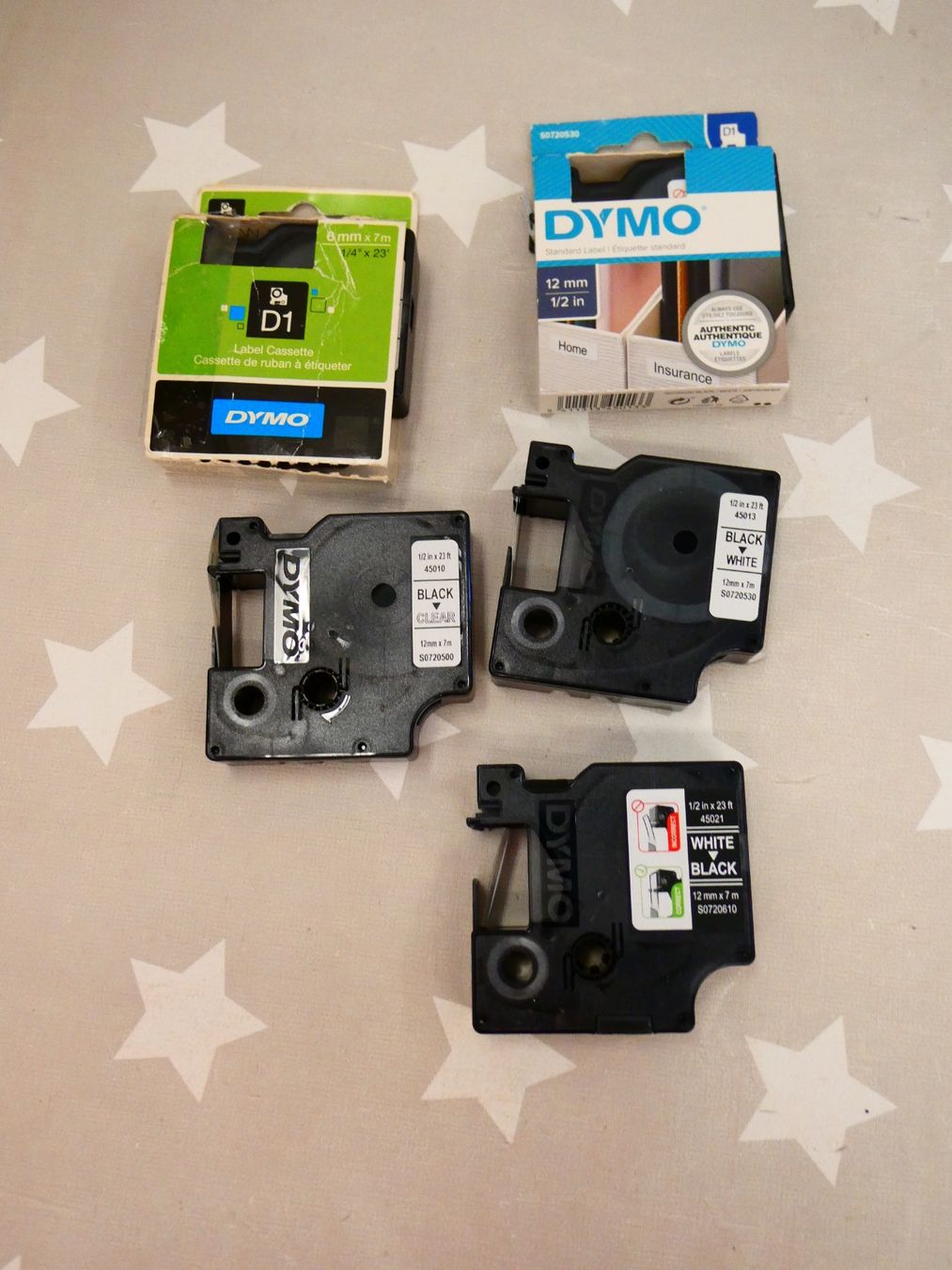 Dymo Sticker: 5 Schriftbänder D1 für Dymo – Usato da Rafz venduto da Powacaddy