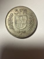 5 Fr. Silbermünze B 1939