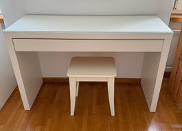 Ikea Frisiertisch, Schminktisch weiss inkl. Stuhl