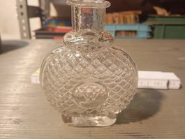 Antike Parfumflasche, Glasflasche mit Muster, Top!