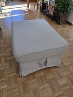 IKEA Ektorp Hocker beige mit Stauraum