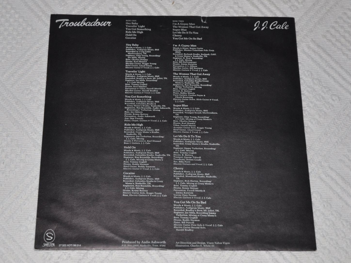 Dischi in vinile: LP J.J. Cale - Troubadour – Usato da Boll venduto da Theodora15 2