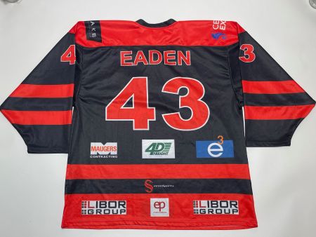 Match Worn Hockey Jersey Canterbury Red Devils Sz XL