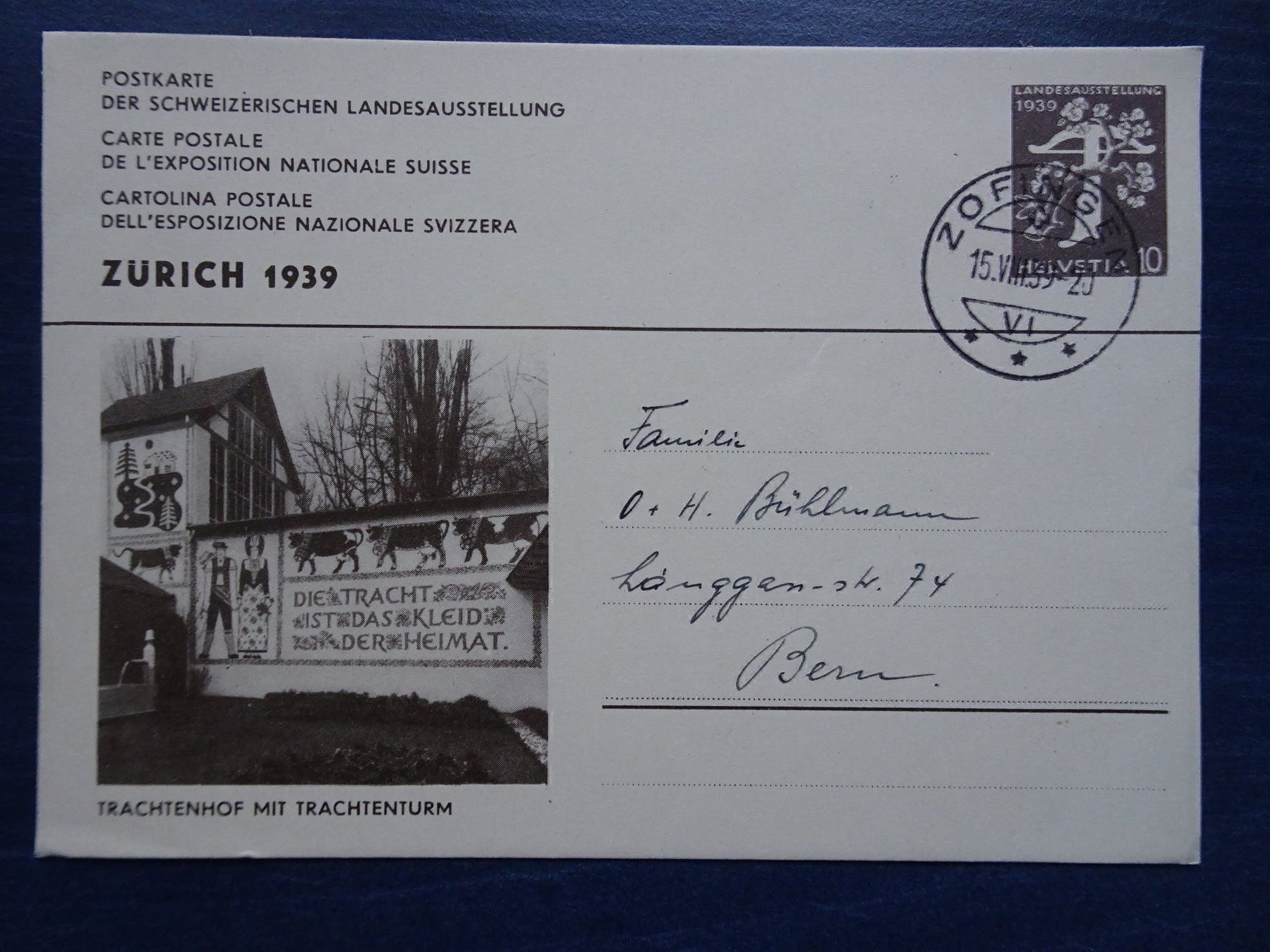 Tutti i francobolli: 1939 – Usato da Aadorf venduto da Chnorli-Furz